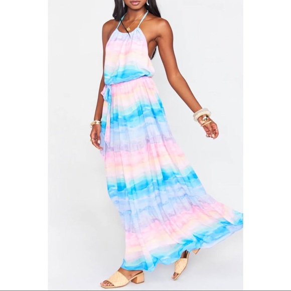 Show Me Your MuMu Dresses & Skirts - NWT Show me Your Mumu Isabella maxi dress (great for gender reveal!)